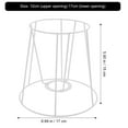 thumbnail image 4 of Iron Wire Lampshade Frame Replacement DIY Ring Lamp Shade Cover 1 Set, 4 of 8