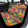 thumbnail image 4 of Xoenoiee Fantasy Mushrooms Print Car Seat Covers Full Set Front Seat Covers and Split Rear Bench Seat Covers for Car, Universal Seat Covers for SUV Sedan Van, 4 of 7
