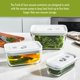 thumbnail image 4 of Recipiente de almacenamiento de alimentos ZWILLING Fresh & Save de vidrio de 3 piezas, 4 of 8