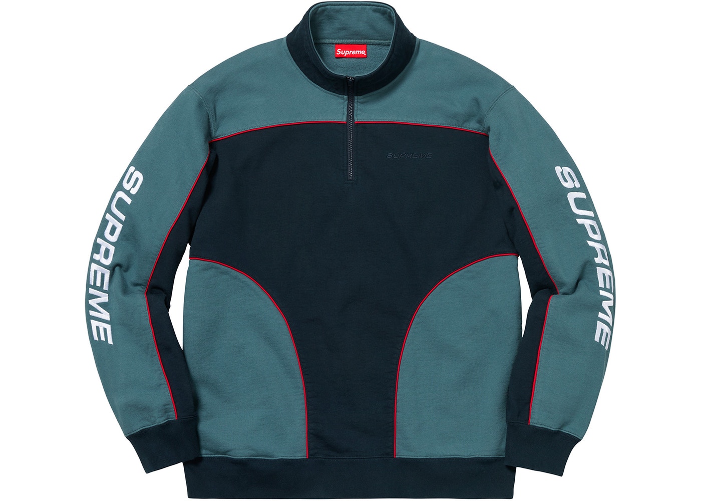 speedway half zip sweatshirt