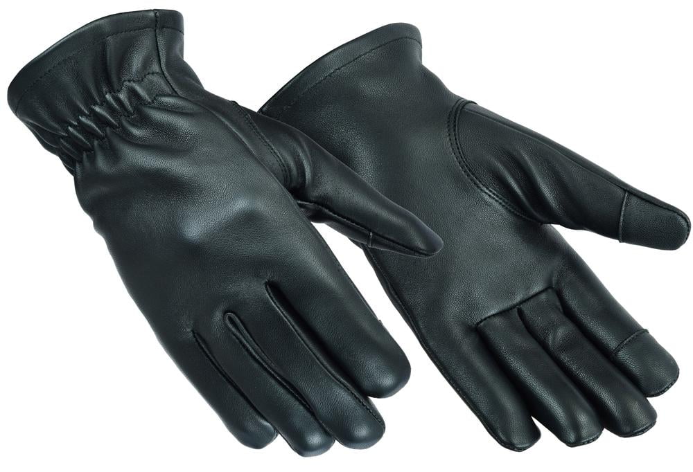 Daniel Smart Deerskin Leather Gloves Unlined Motorcycle Gloves with