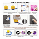 thumbnail image 2 of Yoga Equilibrio Entrenamiento Pilates Yoga Pelotas  Bloosom  75cm Morado, 2 of 4