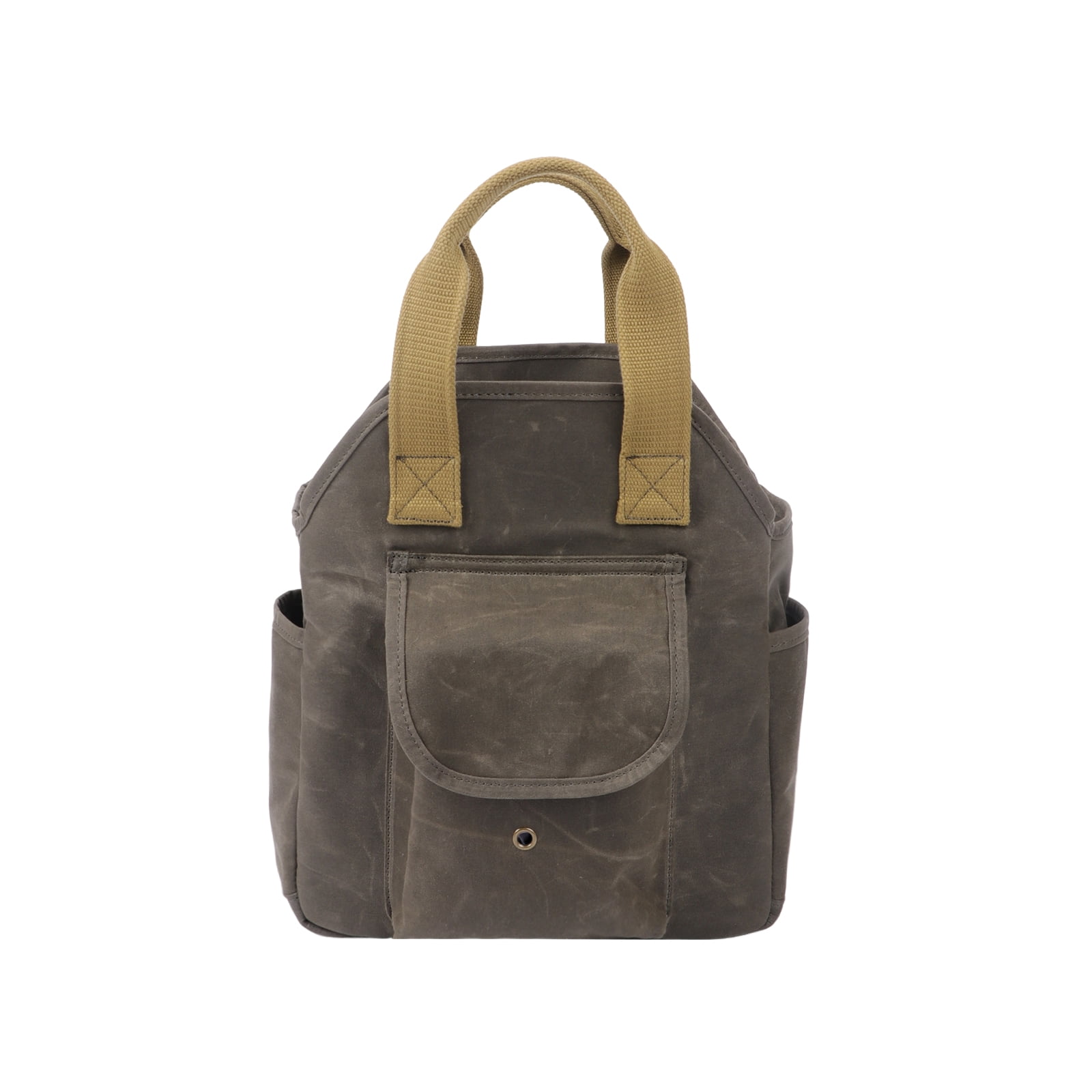 TOURBON Tool Storage Bag Open Canvas Tote Organizer for Carpenter, Electrician, Framer, Gardeners