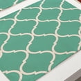 thumbnail image 2 of Alfombrilla antideslizante con estampado geométrico resistente al calor para colocar cuencos, platos y tenedores, 2 of 3