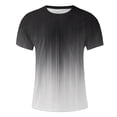 thumbnail image 4 of Qertyioot T-shirt à Manches Courtes Imprimé pour Hommes Col Rond Mode Décontractée Manches Courtes Liquidation, 4 of 5