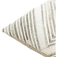 thumbnail image 3 of Surya Zander ZND-007 20x20" Square Rustic Leather Pillow Cover in Cream, 3 of 4