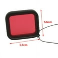 thumbnail image 5 of Underwater Red Lens Filter for Tropical Water Restores Warm Red Colors, Tough Optically Correcting Acrylic, 5 of 5