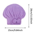 thumbnail image 2 of Hair Towel for Wet Hair Drying Hair Super Absorbent Quick Dry Wrap Towels for Curly Hair Women Girls, 2 of 4
