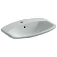 thumbnail image 4 of Kohler K-2351-1 Cimarron 20-3/8" Drop In Bathroom Sink - Sandbar, 4 of 6