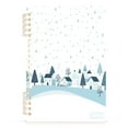 thumbnail image 2 of WOBOGO Simple Winter Notebook College Horizontal Grid Paper Ink Spill Resistant Water Resistant Cover 8.3x5.7x0.4in, 2 of 8