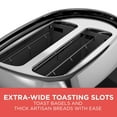 thumbnail image 2 of BLACK+DECKER 2-Slice Extra Wide Slot Toaster, 2 of 7