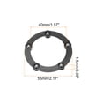 thumbnail image 2 of Uxcell 2" Rotating Swivel Stand with Steel Ball Lazy Susan 0.06x1.57" Black 4Pcs, 2 of 5