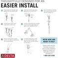 thumbnail image 5 of Delta 35864LF-BL Geist Widespread Bathroom Faucet - Matte Black, 5 of 7