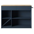 thumbnail image 4 of Twin Star Home 48" Kitchen Island, Fontana Blue, 4 of 6