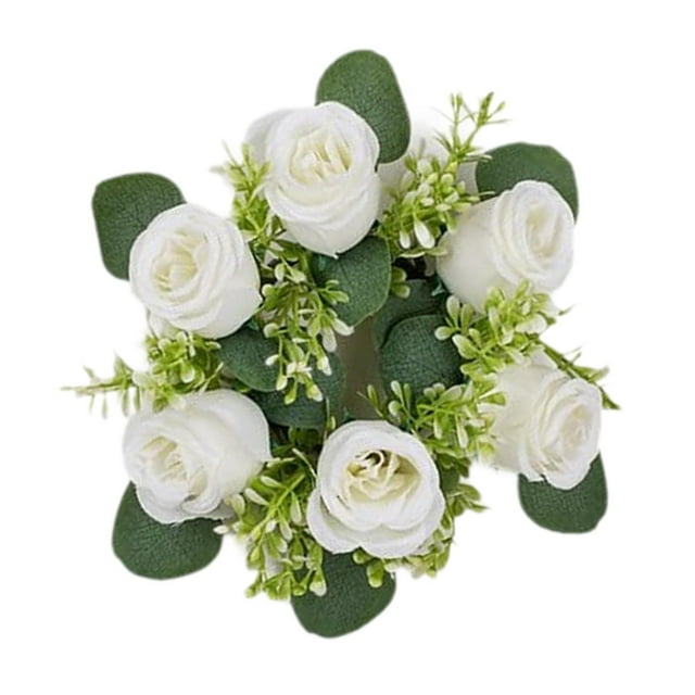 yuksok Artificial Floral Candle Flower for Dinner Thanksgiving