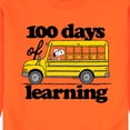thumbnail image 3 of Peanuts - 100 Days Of Learning - Men's Crew Neck Fleece Pullover, 3 of 7