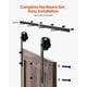 thumbnail image 5 of Kit de herrajes para puerta corrediza de granero VEVOR de 1,5 m, color negro, 5 of 9