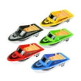 thumbnail image 4 of 5 minibarcos de arrastre para niños, vehículos de juguete para decoración de escritorio, lancha rápida realista para niños mayores de 3 años, regalos, 4 of 8