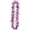 AMSCAN 22 X 5.6,PURPLE, HAWAIIAN SUMMER LUAU PARTY TINSEL LEI ACCESSORY , (1 PIECE)