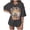 Z1 Black, variant on Trendfront Womens Summer Crew Neck Short Sleeve Tops Oversized Western Cowboy Graphic Tees Pattern Printed Retro Style T-Shirts