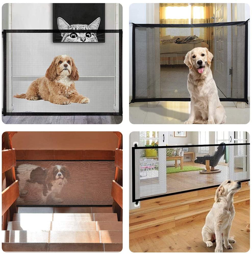 Baby Pet Safety Gate Dog Barrier Home Doorway Stair Safe Secure Guard 75-96cm 
