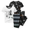 Carters Baby Clothing Outfit Boys 4-Piece Space Theme PJ Set Reach for the Stars