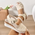 thumbnail image 4 of MKLEKYY Sandalias de Playa para Mujer, Zapatos de Playa, Zapatillas de Mujer, Sandalias Planas de Una Sola Pieza para Vacaciones En La Playa, 4 of 4
