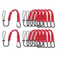 thumbnail image 1 of Retractable Tool Lanyard with Single Aluminum Buckle and Adjustable Loop End, Safety Fall Protection Tools Leash Red 2ft, 1 of 6