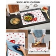 thumbnail image 5 of Large Induction Cooktop Protector Mat Happy Valentine's Day Stove Top Covers for Electric Stove, Red Love Heart Fly Romantic Decorative Stove Burner Cover Mats, Glass Top Stove Cover, 5 of 7