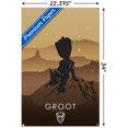 thumbnail image 3 of Marvel Heroic Silhouette - Groot Wall Poster with Pushpins, 22.375" x 34", 3 of 3