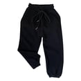 thumbnail image 2 of Bovxnpu Fall Winter Boys Girls Pants, Boys Cotton Sweatpants Jogger Pants Active Pants, Child's Solid Color Boys And Girls Wearing Pants Outside Long Pants Cute Pants Sweatpants, 2 of 4