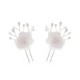 thumbnail image 2 of 2 Piezas Adorno de Clips Pernos de Pelo Nupcial U Puntas Cabello Tenedor para Mujeres Soledad Tenedor de pelo, 2 of 10