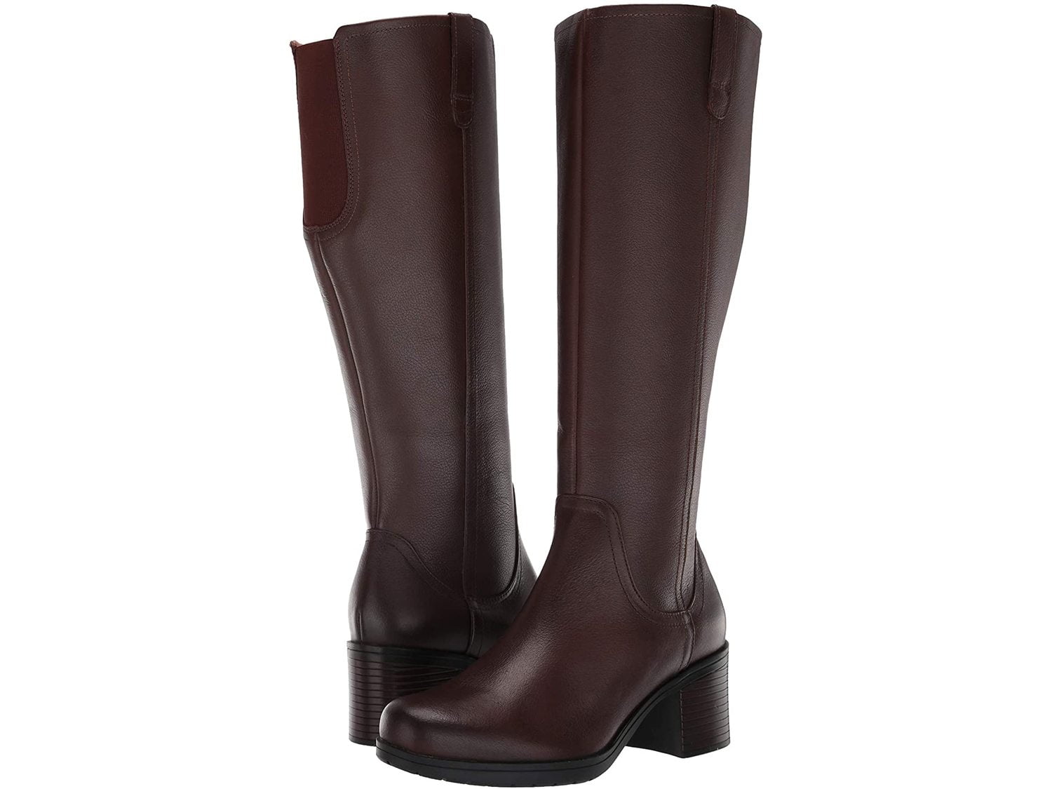 clarks women's hollis moon leather boots