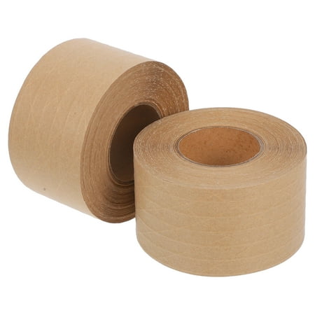 Masteelf 2pcs Water Activated Backing Tape Picture Framing Tape Canvas Framing Tape Picture Framing Tape Line Picture Frame Tape Frame Backing Tape