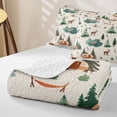 thumbnail image 4 of Erosebridal Kids Travel Adventure Camper Twin Quilt Set,Adventure Theme Twin Coverlet Set For Retro Trailer Lover,2-Piece, 4 of 7