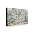 thumbnail image 3 of Trademark Fine Art Mercator'S Atlas Map of Tartaria 1595 Canvas Wall Art - 14x19, 3 of 5