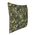 thumbnail image 2 of KLL Green Skulls Decorative Throw Pillow Covers Velvet Soft for Couch Sofa Bedroom Living Room Outdoor - 18"x18", 2 of 8