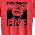 thumbnail image 3 of Monsters Inc. - Everythings Fine  - Women's Short Sleeve Graphic T-Shirt, 3 of 5