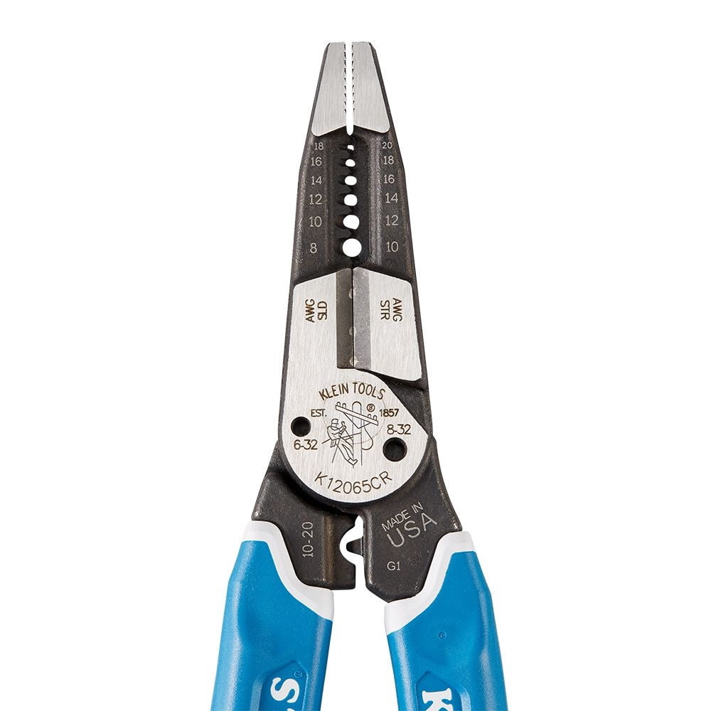 Klein Tools Klein-Kurve Heavy-Duty Wire Stripper/cutter/crimper Multi Tool 8-20 Awg