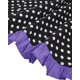 thumbnail image 5 of Rosielily Delantal Vintage Para Mujer Delantal Morado Con Bolsillos Delantal Retro Delantal Lindo Delantal De Cocina Para Cocinar Hornear Vestido Coqueto Algodón Con Volantes Volantes 50S Damas Regalo, 5 of 5