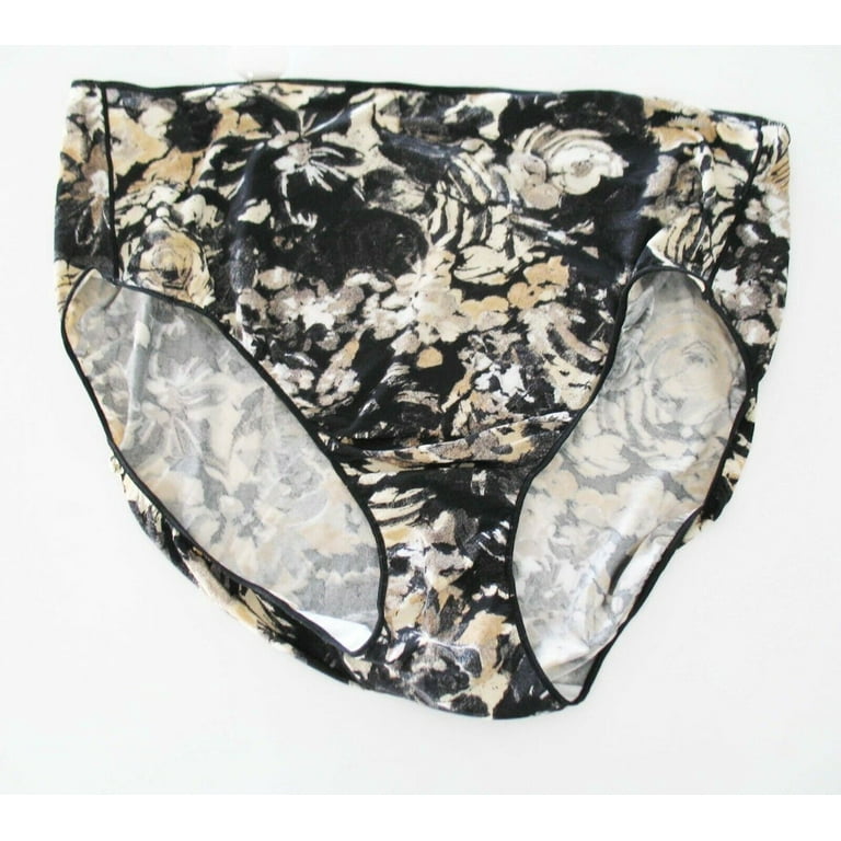Women's Jockey 1372 No Panty Line Promise Tactel Hip Brief Panty (Floral  Fauvist 5) 