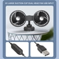thumbnail image 7 of XGFHYJEH Car Fan, Fan for Car, Portable Fan for Car, Car Fan for Dashboard, Car Fans that Blow Cold Air, Car Fans for Cooling inside a Car, 7 of 7