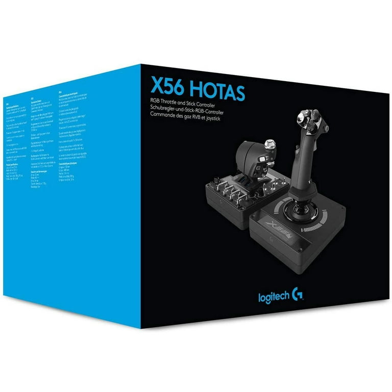 Logitech G X56 H.O.T.A.S Throttle and Joystick Flight Simulator
