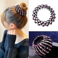 thumbnail image 1 of Paquete de 2 bandas para el cabello Clip automático para el cabello con forma de nido de pájaro, hebillas para coleta, pasadores retráctiles para el cabello para mujeres y niñas Zefei Wu 9024735034650, 1 of 5