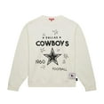 thumbnail image 2 of Women's Mitchell & Ness Cream Dallas Cowboys Plus Size Shooting Star Sweatshirt, 2 of 4