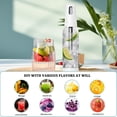 thumbnail image 5 of Portable Soda Siphon, 1L Travel Sparkling Water Maker Machine for Home & Outdoor, Carbonated Water Soda Streaming Machine, Soda Maker for Cocktails or Fizzy Drink, 8 gram CO2 Cartridges(Not Included), 5 of 7