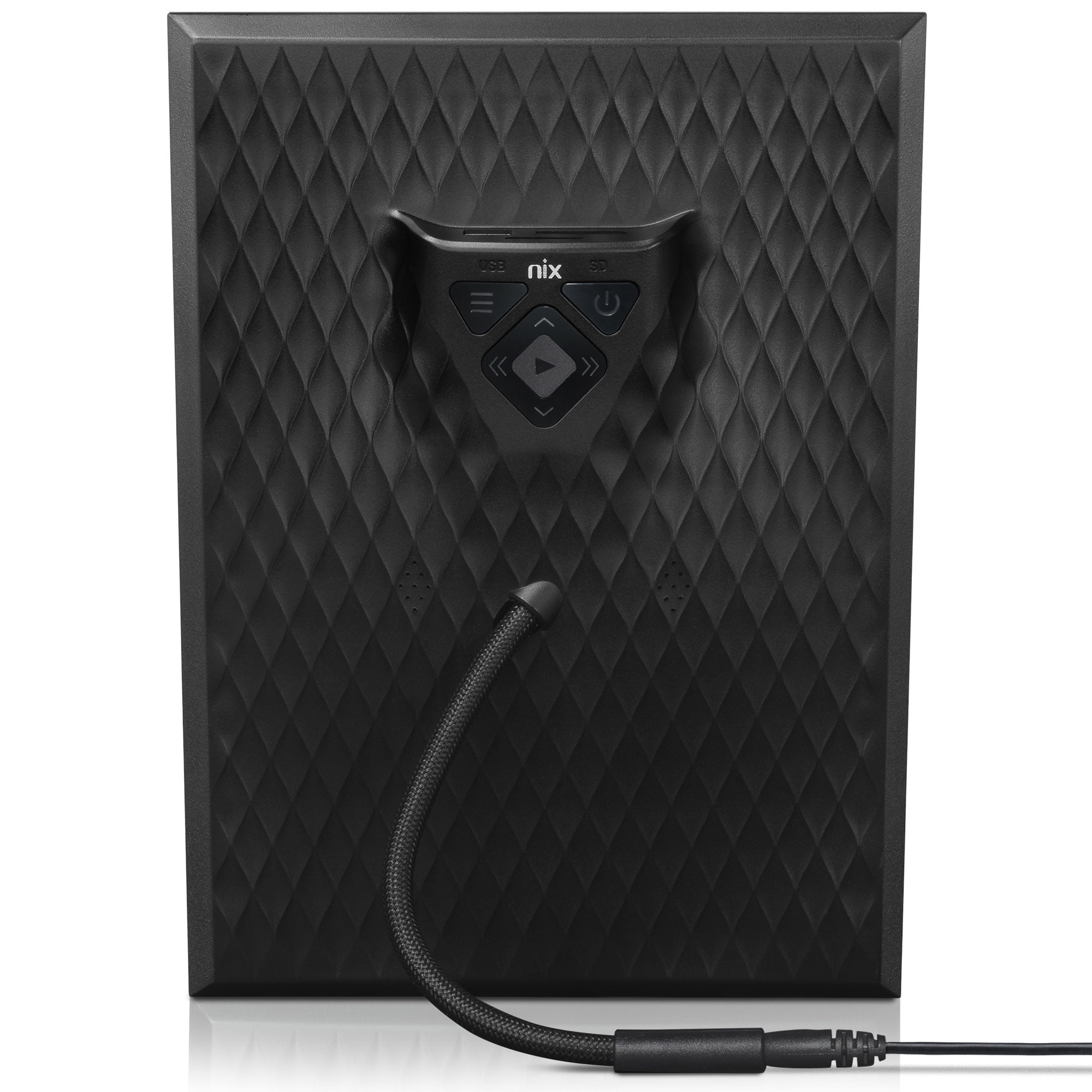 NIX Lux 10 Inch Digital Photo Frame X10J Wood HD Digital Picture