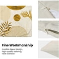 thumbnail image 6 of Boho Summer Outdoor Pillow Covers 18 x 18 Inch, Mustard Yellow Leaf Decor Throw Pillows for Couch Bed, Modern Abstract Plant Indoor Farmhouse Decorative Pillowcase Linen Cushion Cover Set of 2, 6 of 6