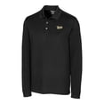 thumbnail image 2 of Men's Cutter & Buck  Black Vanderbilt Commodores Advantage Tri-Blend Pique Long Sleeve DryTec Polo, 2 of 3