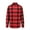 BLACK RED, variant on Braveman Men's Buffalo Plaid Button Down Classic Fit Flannel Shirt